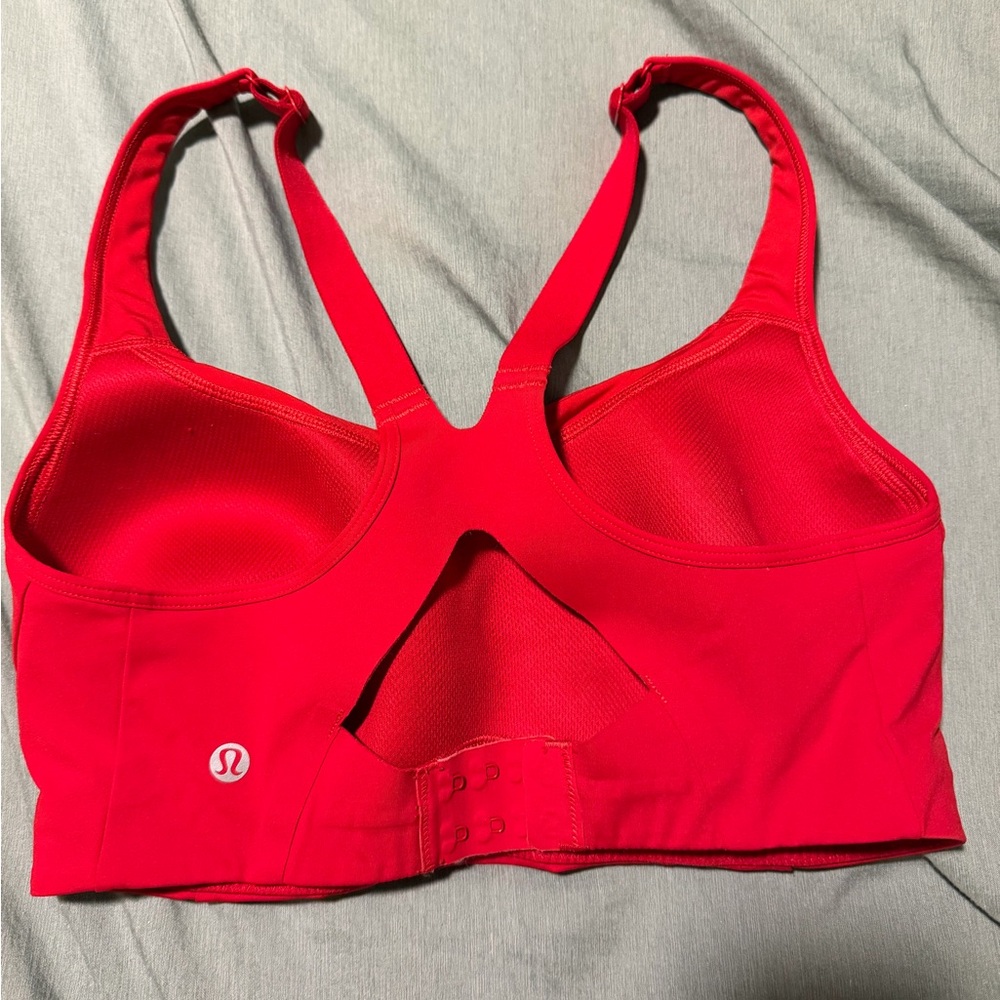 lululemon athletica Vibrant Red Sports Bra